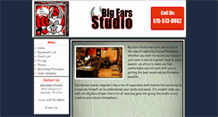 Desktop Screenshot of bigearsrecordingstudio.com